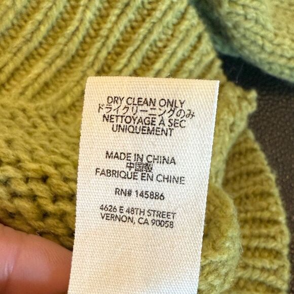 THE GREAT. Spring Green Crew Neck Sweater The Bubble size 2/ M/L - Picture 5 of 10